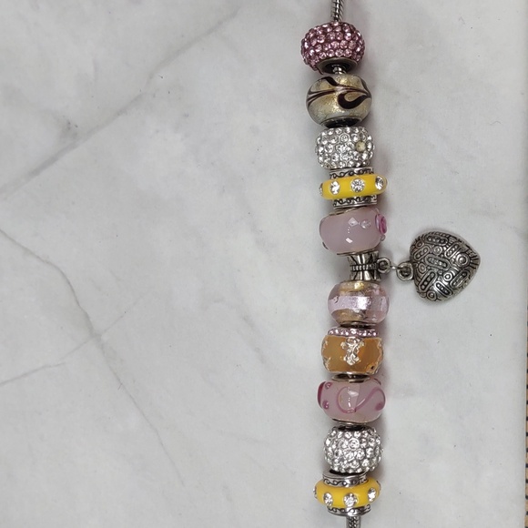 Pandora-style Charm Bracelet - Picture 3 of 6